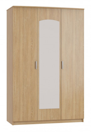 Шкаф 3-х дверный с зеркалом Шк210.1 МС Ирина в Мортке - mortka.germes-mebel.ru | фото